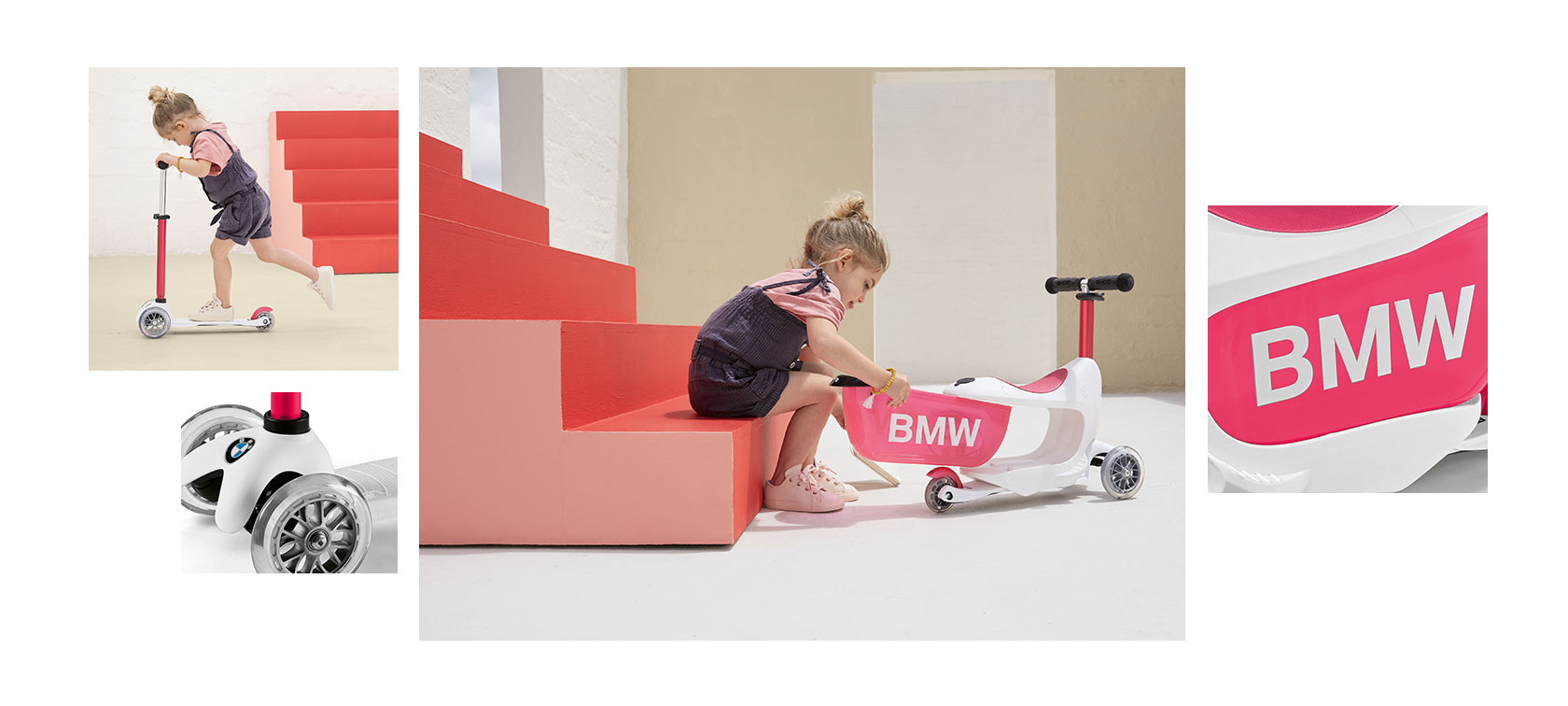 BMW Kids Scooter voor beginnende rijders. BMW Kids Scooter.